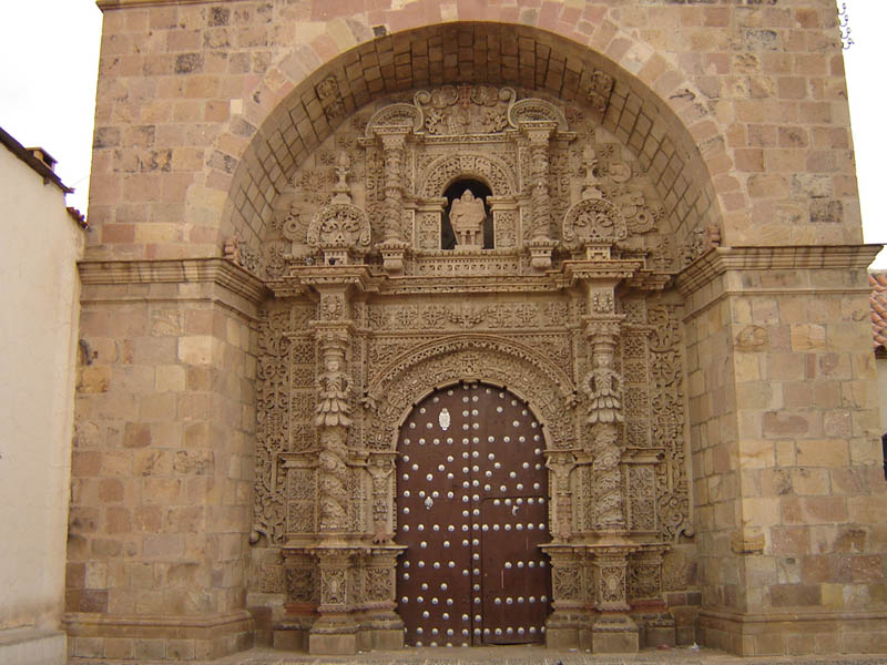 Bolivia, Potosi, Chiesa di San Lorenzo.