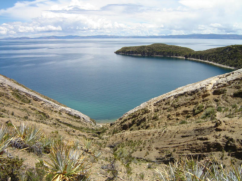 Bolivia, baia Sabacera, Isla del Sol.