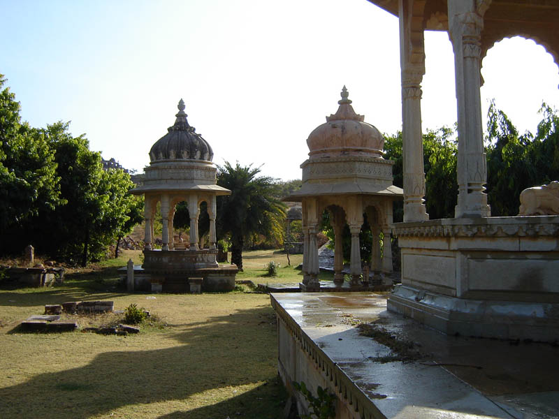 Giardino interno del Forte di Chittorgarh