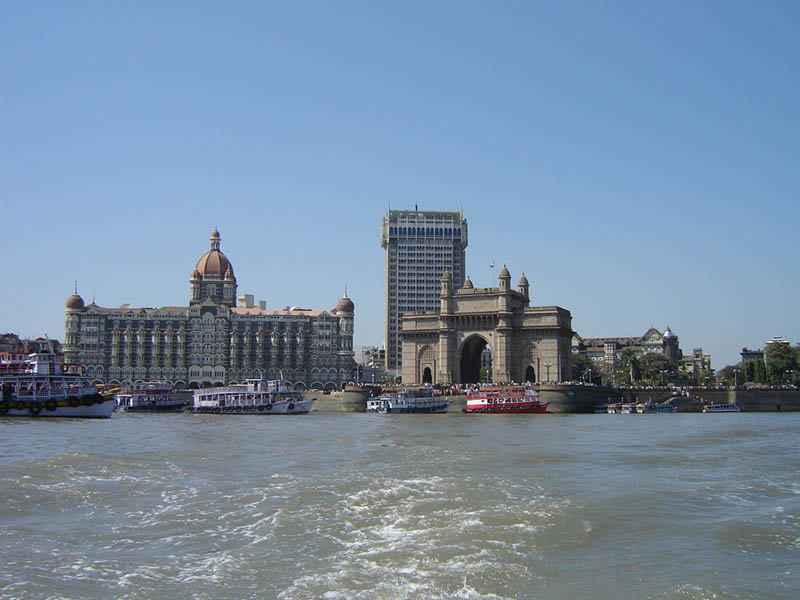 Mumbai,la Porta dell'India e l'Hotel Taj Mahal.