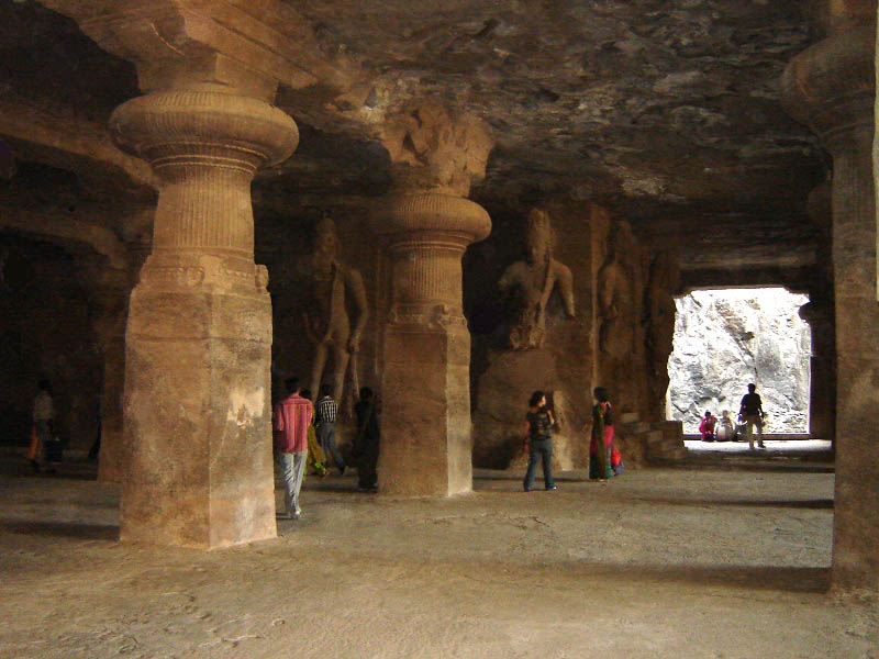 India, Mumbai - Il tempio di Elephanta.