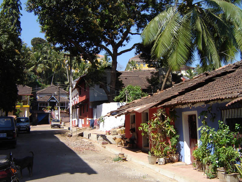 India, Goa - Strada a Panaji.