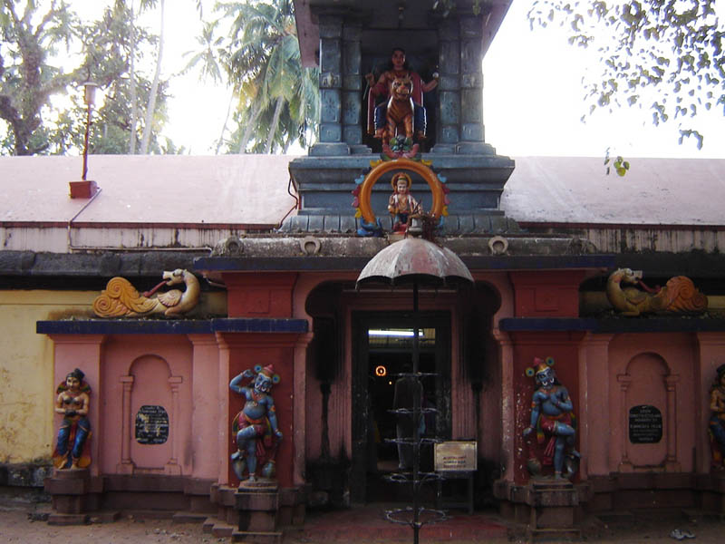 India, Varkala - Temple Junction.