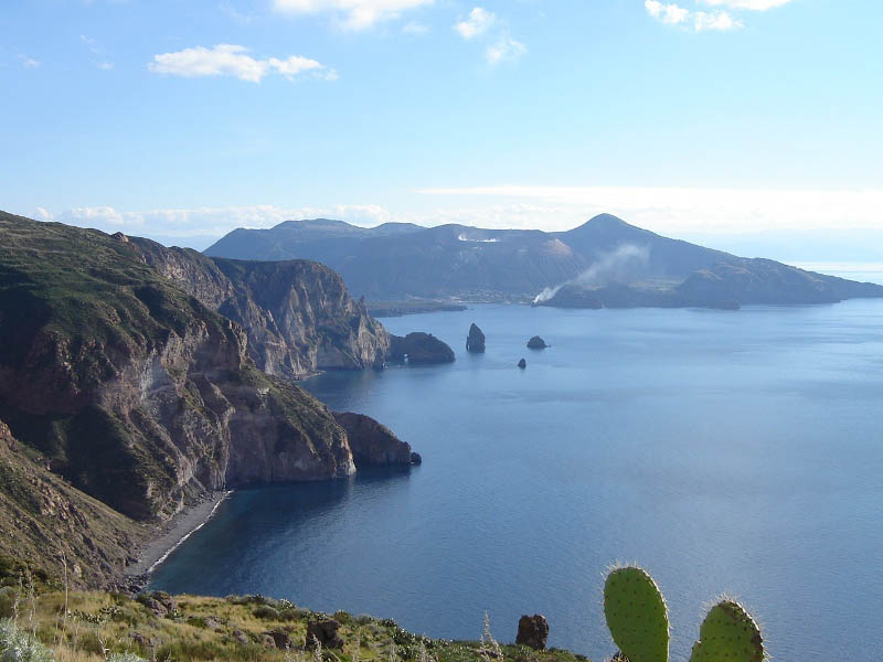 Eolie, isola di Lipari - Punto panoramico a Quattrocchi.