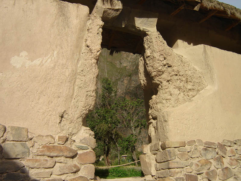 Perù, Ollantaytambo, Mura della Fortezza Inka