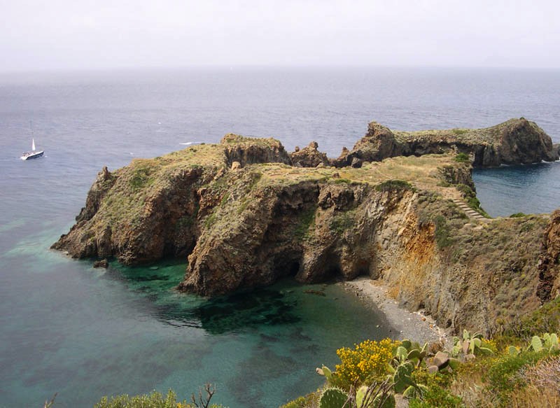 Eolie, Punta Milazzese a Panarea.