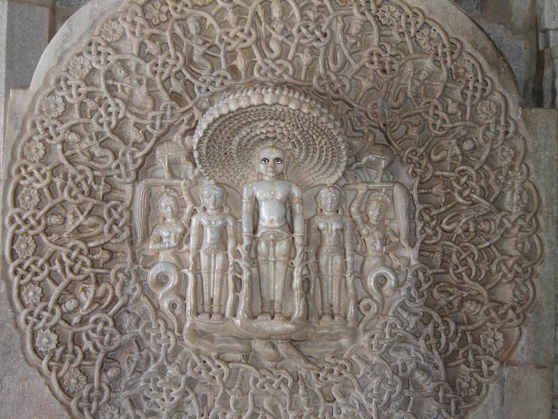 Ranakpur, particolare del tempio.