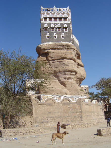 Yemen, Wadi Dhar, il Palazzo sulla roccia