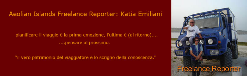 Isole Eolie Freelance Reporter.