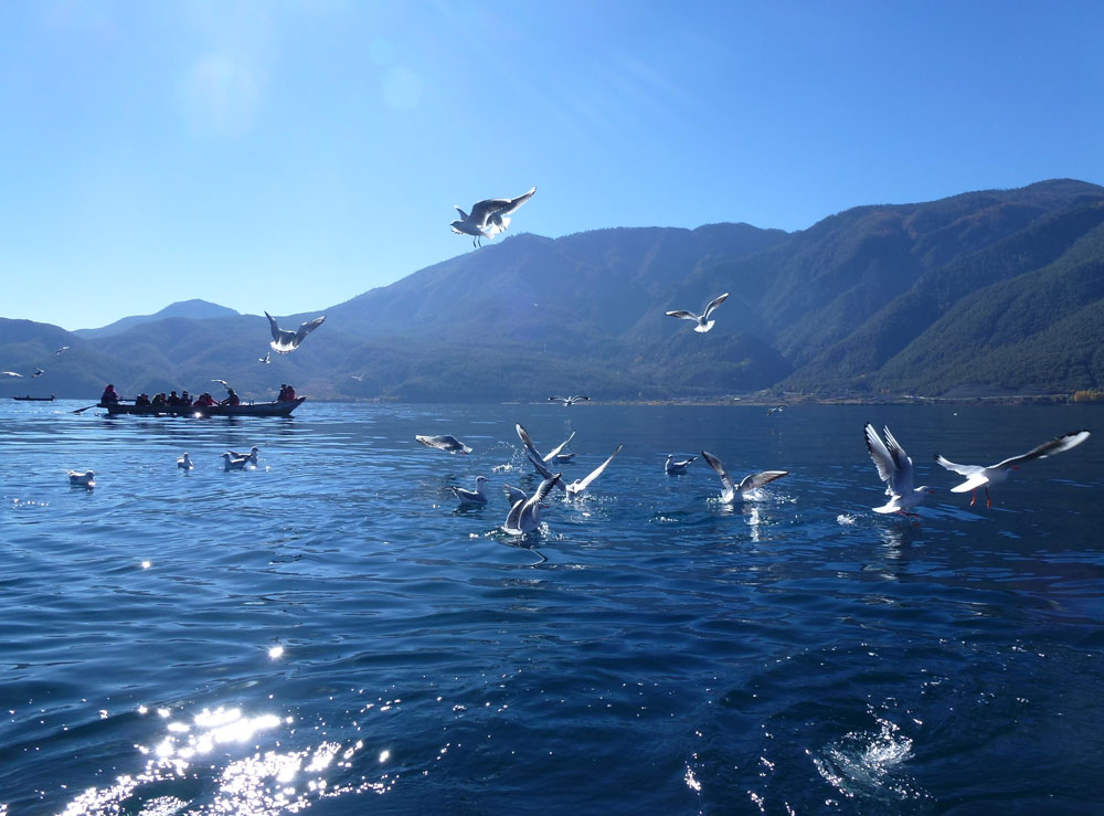 Yunnan, lago Lugu Hu